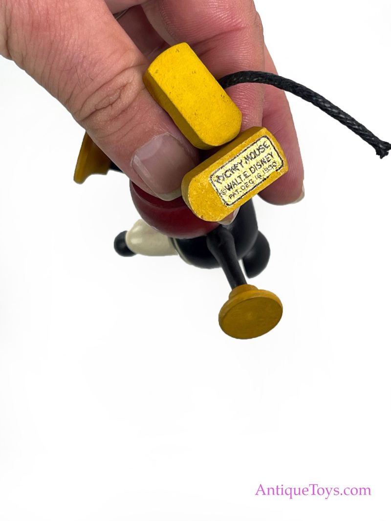 Halsam Products Co. Wooden RARE Mickey Mouse Jointed Doll <FONT COLOR="ff000 ">*SOLD*</font> - Image 3
