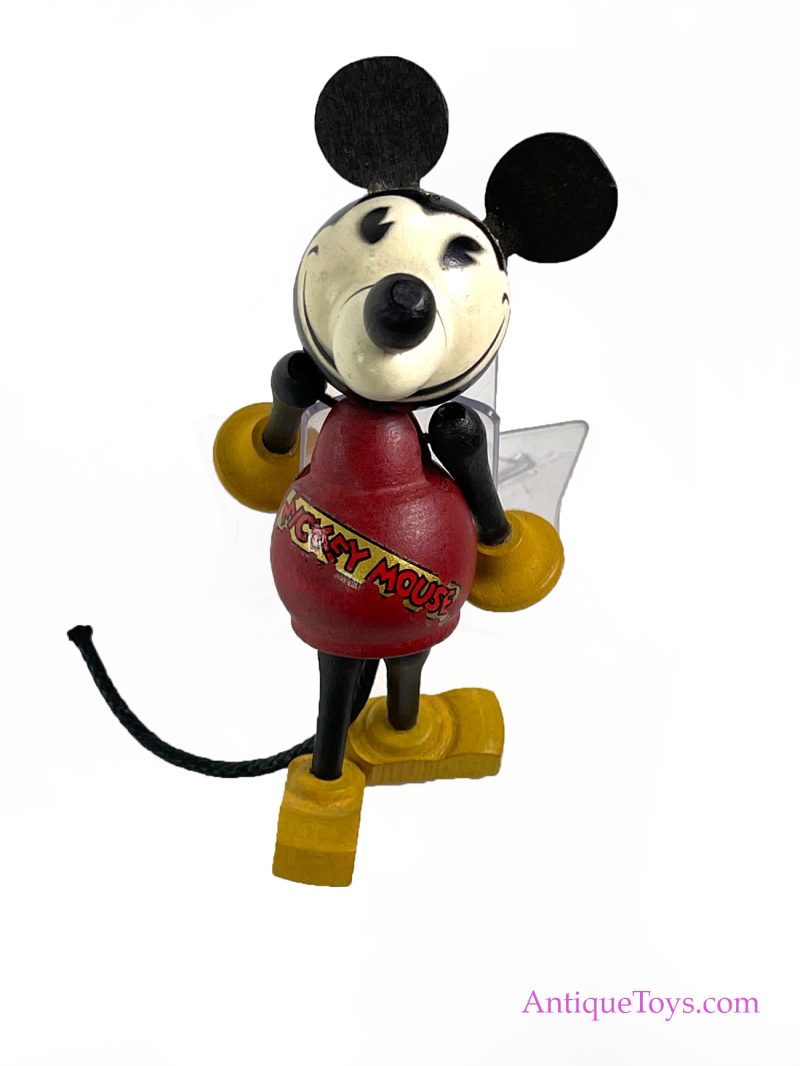 Halsam Products Co. Wooden RARE Mickey Mouse Jointed Doll <FONT COLOR="ff000 ">*SOLD*</font> - Image 6