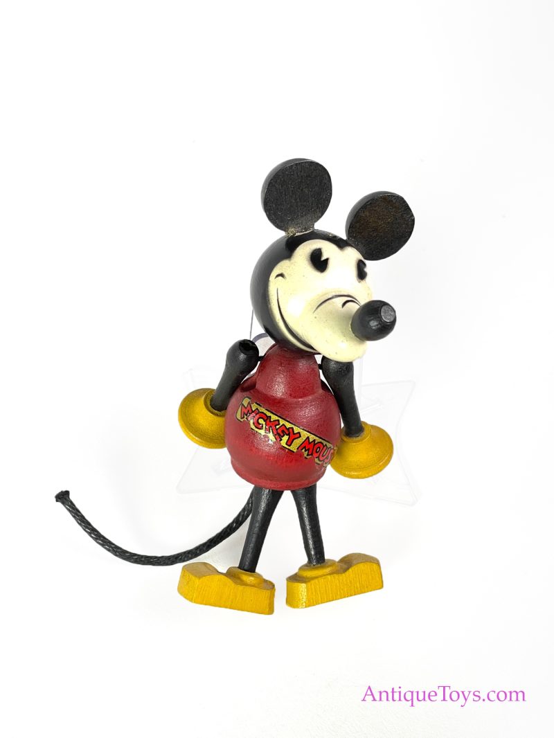 Halsam Products Co. Wooden RARE Mickey Mouse Jointed Doll <FONT COLOR="ff000 ">*SOLD*</font>