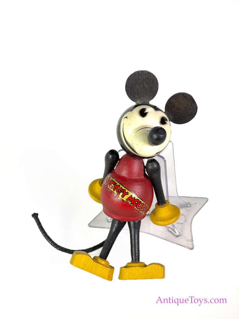 Halsam Products Co. Wooden RARE Mickey Mouse Jointed Doll <FONT COLOR="ff000 ">*SOLD*</font> - Image 8
