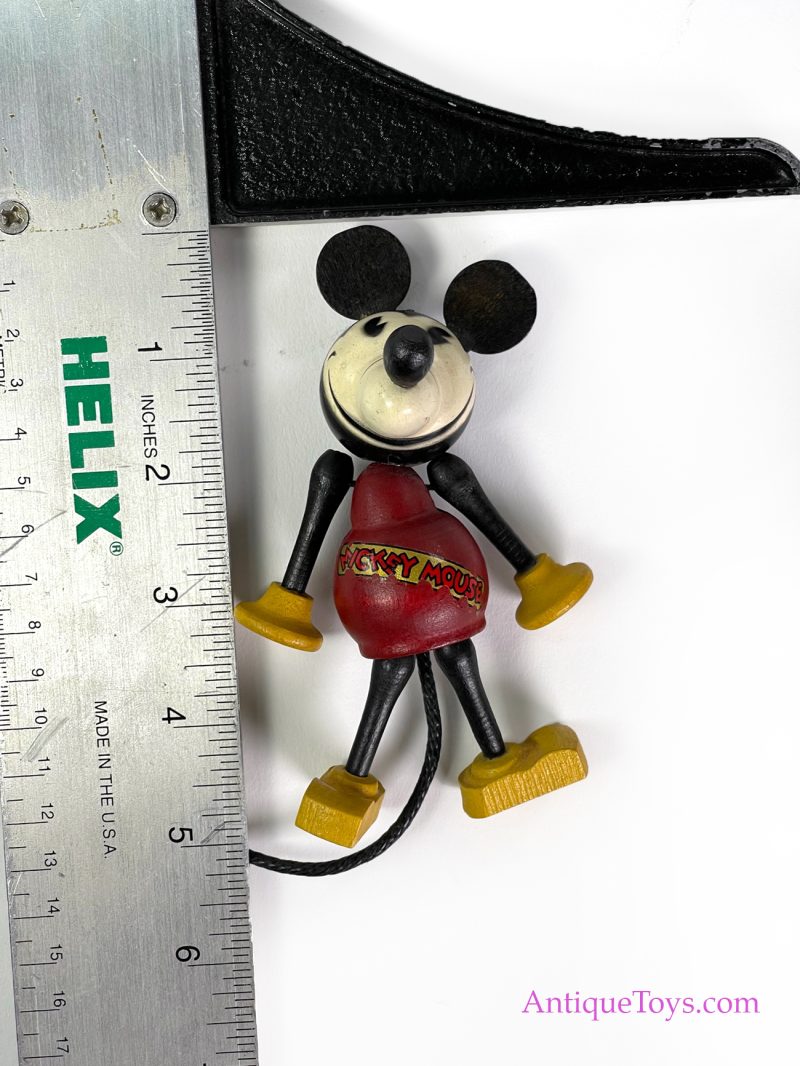 Halsam Products Co. Wooden RARE Mickey Mouse Jointed Doll <FONT COLOR="ff000 ">*SOLD*</font> - Image 11