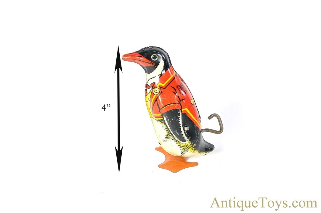 J. Chein Tin Lithographed Windup Waddling Penguin *SOLD