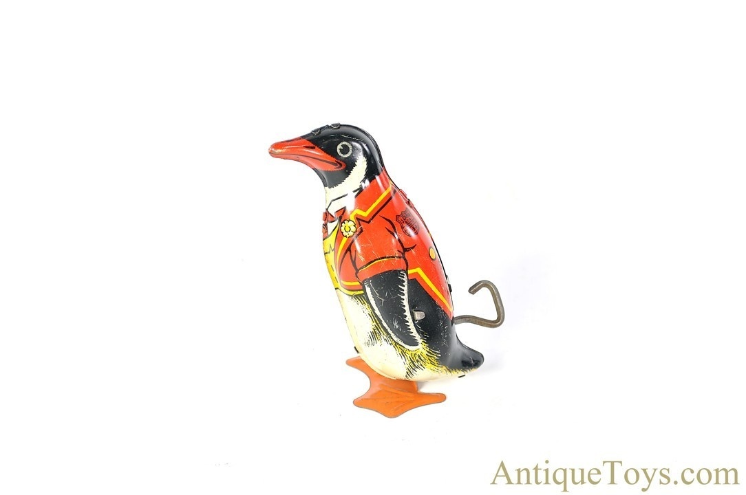 J. Chein Tin Lithographed Windup Waddling Penguin *SOLD