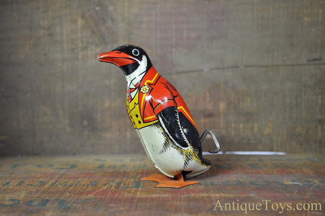 J. Chein Tin Lithographed Windup Waddling Penguin *SOLD