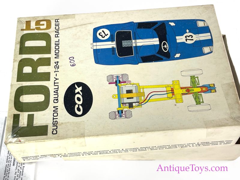 Cox Slot Car Set of Vintage Ford GTs 1/24, 1/32 <FONT COLOR="ff000 ">*SOLD*</font> - Image 4