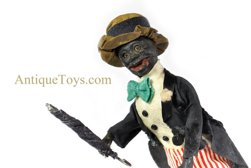 Ives, Blakeslee & Williams Co. ca. 1890's Clockwork No. 49-9 "The Mechanical Stump Speaker" Black Americana for Sale <FONT COLOR="ff000 ">*SOLD*</font> - Image 9