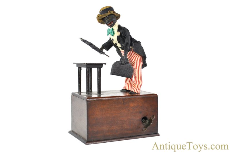 Ives, Blakeslee & Williams Co. ca. 1890's Clockwork No. 49-9 "The Mechanical Stump Speaker" Black Americana for Sale <FONT COLOR="ff000 ">*SOLD*</font> - Image 3