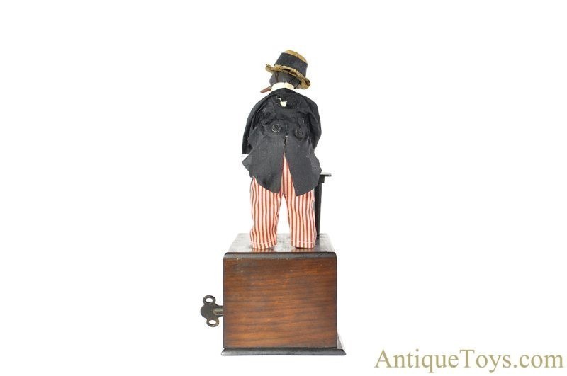 Ives, Blakeslee & Williams Co. ca. 1890's Clockwork No. 49-9 "The Mechanical Stump Speaker" Black Americana for Sale <FONT COLOR="ff000 ">*SOLD*</font> - Image 7