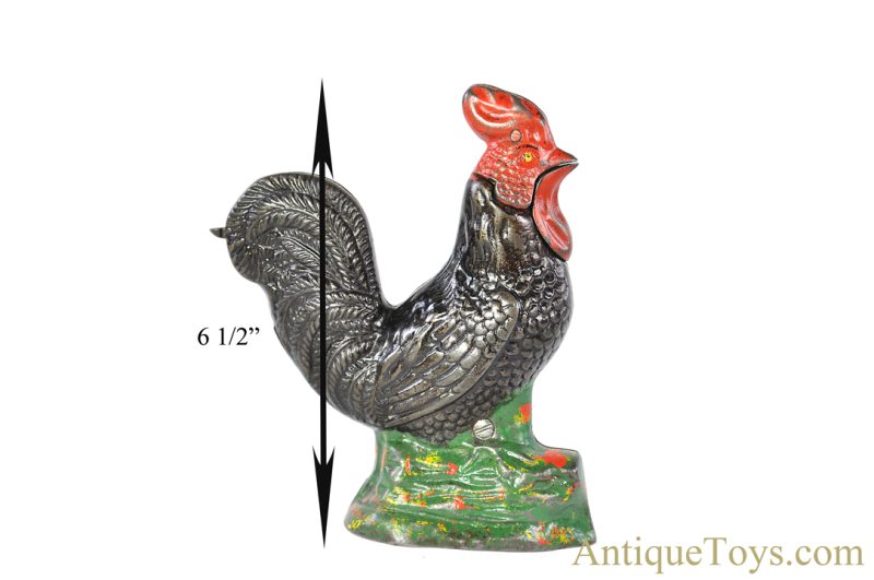 Kyser & Rex Cast Iron "Mechanical Rooster Bank" Mechanical Bank for Sale <FONT COLOR="ff000 ">*SOLD*</font> - Image 10