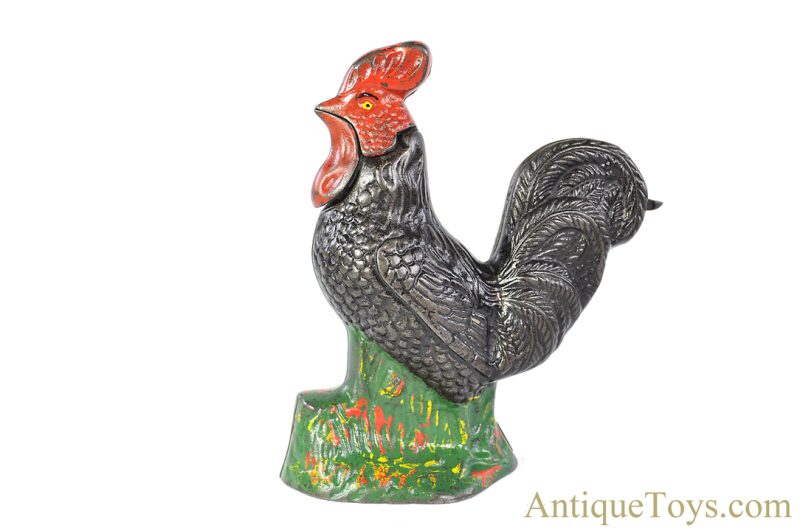 Kyser & Rex Cast Iron "Mechanical Rooster Bank" Mechanical Bank for Sale <FONT COLOR="ff000 ">*SOLD*</font> - Image 2