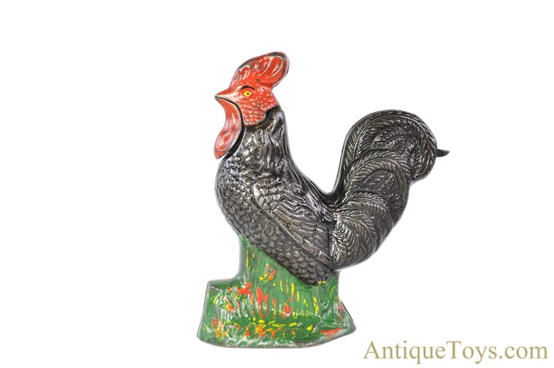 Kyser & Rex Cast Iron "Mechanical Rooster Bank" Mechanical Bank for Sale <FONT COLOR="ff000 ">*SOLD*</font> - Image 5