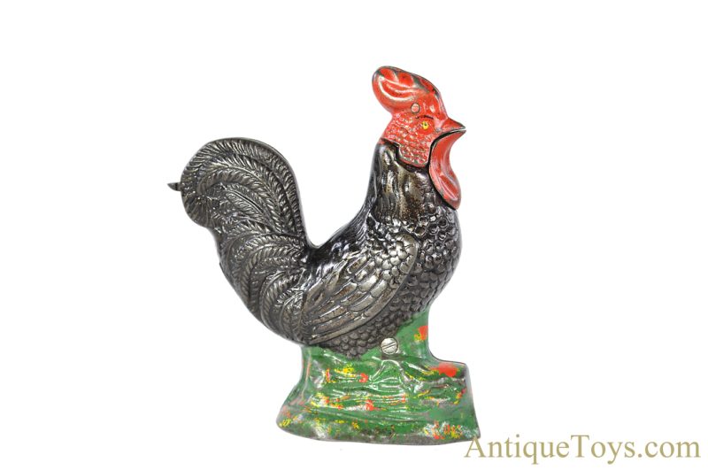 Kyser & Rex Cast Iron "Mechanical Rooster Bank" Mechanical Bank for Sale <FONT COLOR="ff000 ">*SOLD*</font>