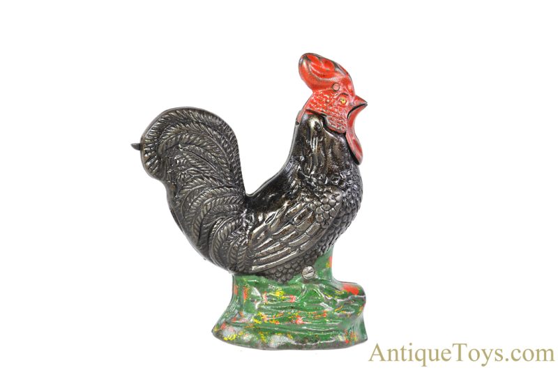 Kyser & Rex Cast Iron "Mechanical Rooster Bank" Mechanical Bank for Sale <FONT COLOR="ff000 ">*SOLD*</font> - Image 3