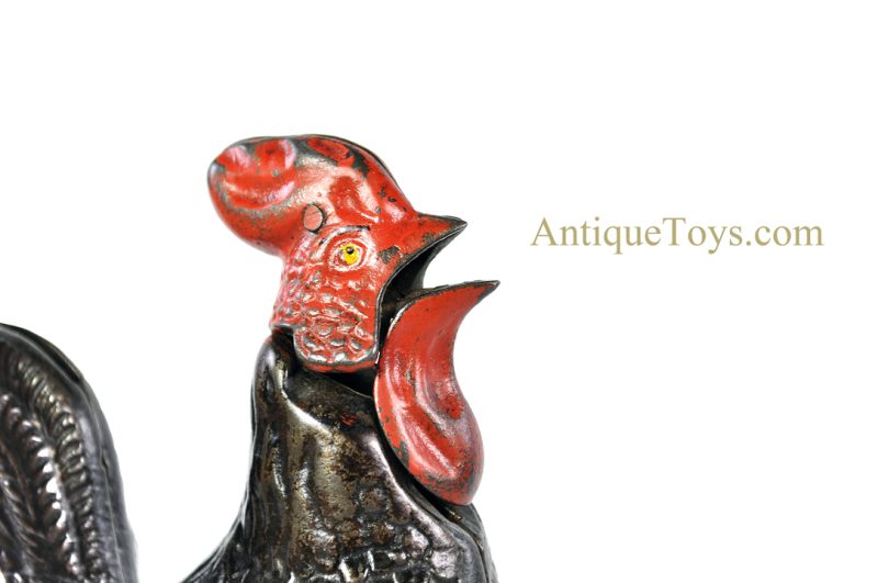Kyser & Rex Cast Iron "Mechanical Rooster Bank" Mechanical Bank for Sale <FONT COLOR="ff000 ">*SOLD*</font> - Image 8