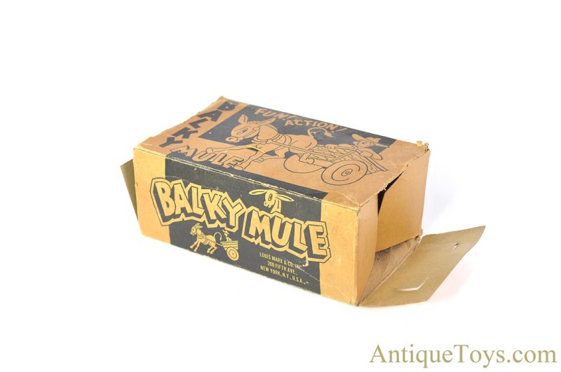 Marx Tin Lithographed Windup "Balky Mule" with Box <FONT COLOR="ff000 ">*SOLD*</font> - Image 8