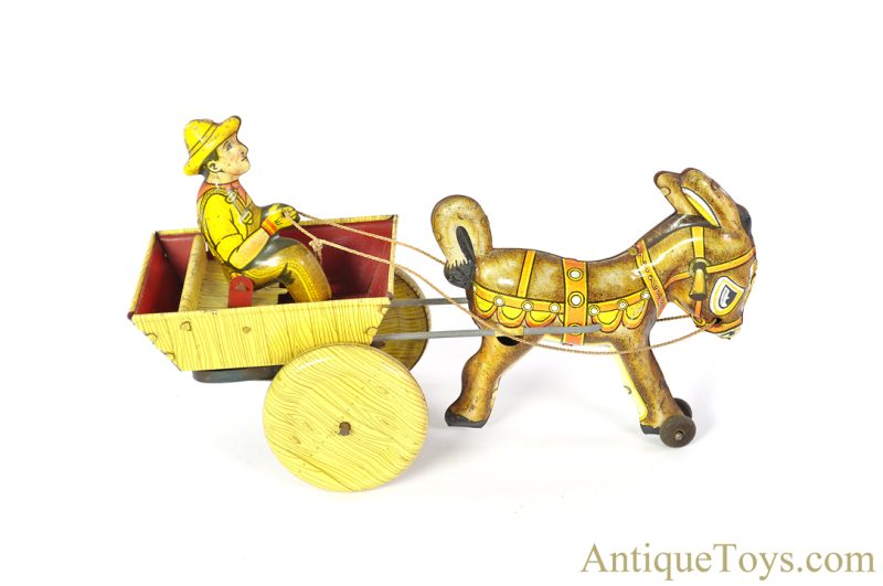 Marx Tin Lithographed Windup "Balky Mule" with Box <FONT COLOR="ff000 ">*SOLD*</font> - Image 3