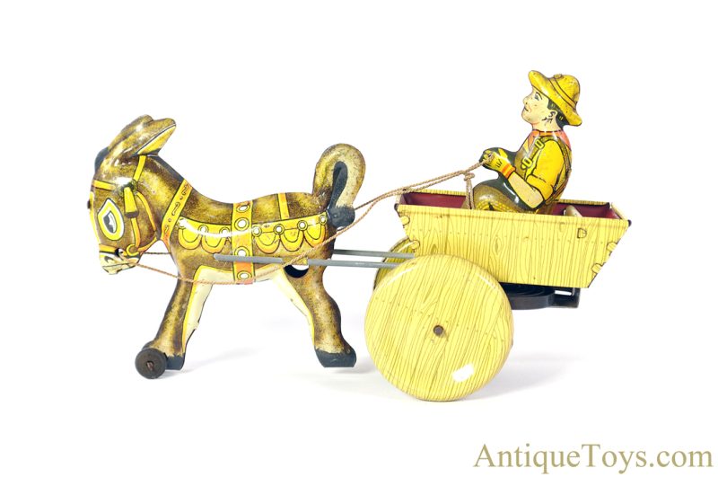 Marx Tin Lithographed Windup "Balky Mule" with Box <FONT COLOR="ff000 ">*SOLD*</font> - Image 4