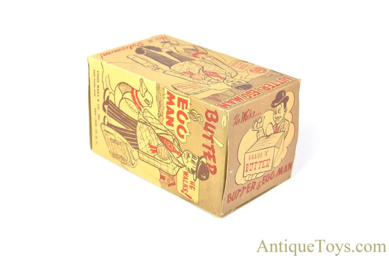 Marx ca. 1930's Tin Lithographed Windup "Butter & Egg Man" with Box <FONT COLOR="ff000 ">*SOLD*</font> - Image 8