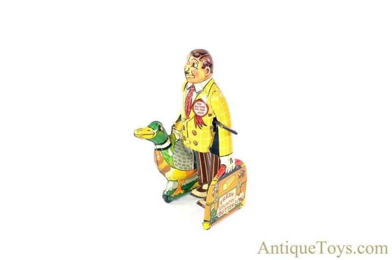 Marx ca. 1930's Tin Lithographed Windup "Butter & Egg Man" with Box <FONT COLOR="ff000 ">*SOLD*</font> - Image 4