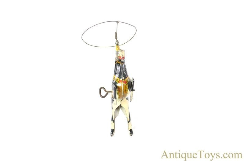 Marx Tin Lithographed Windup "Cowboy Rider" with Box <FONT COLOR="ff000 ">*SOLD*</font> - Image 4