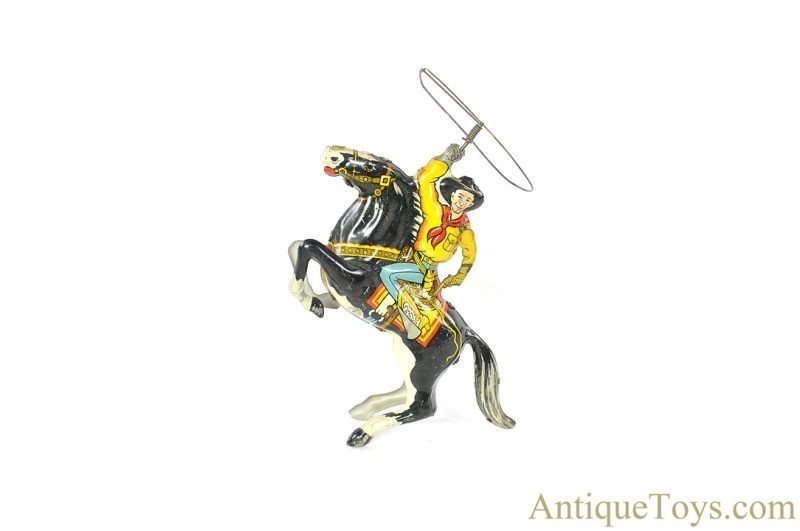 Marx Tin Lithographed Windup "Cowboy Rider" with Box <FONT COLOR="ff000 ">*SOLD*</font> - Image 3
