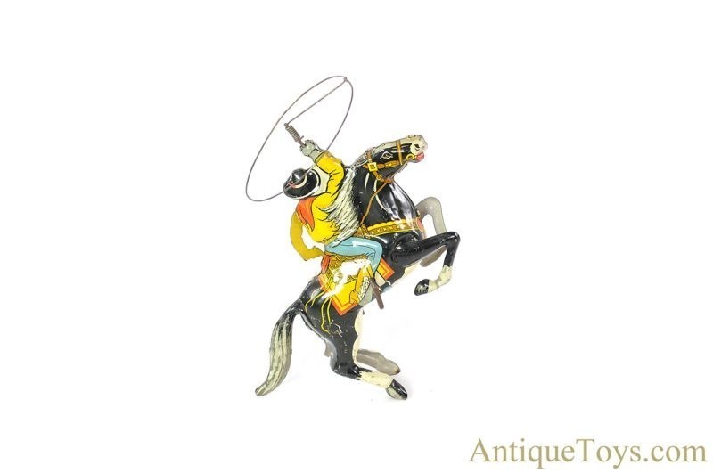 Marx Tin Lithographed Windup "Cowboy Rider" with Box <FONT COLOR="ff000 ">*SOLD*</font> - Image 2