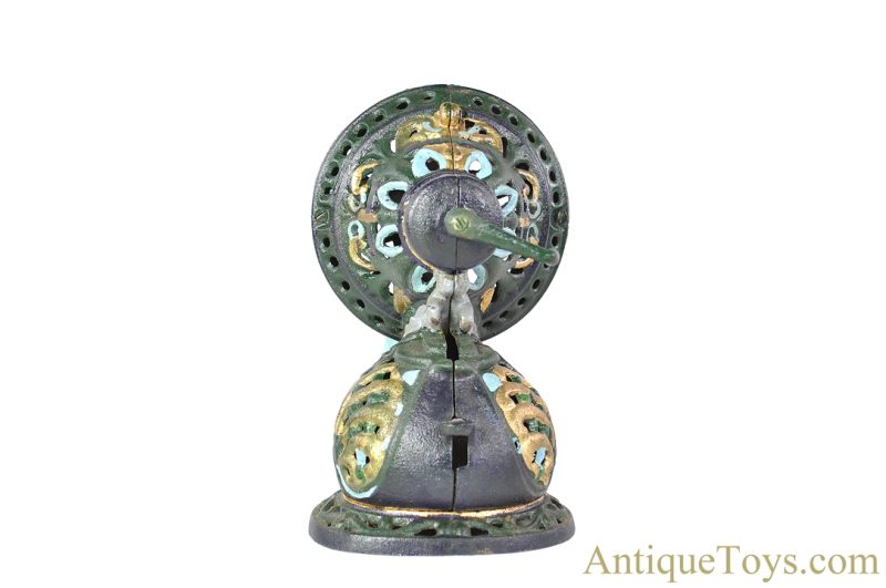 J.E. Stevens Co. Cast Iron No. 322 "Jumping Rope Bank" Reproduction Mechanical Bank <FONT COLOR="ff000 ">*SOLD*</font> - Image 5