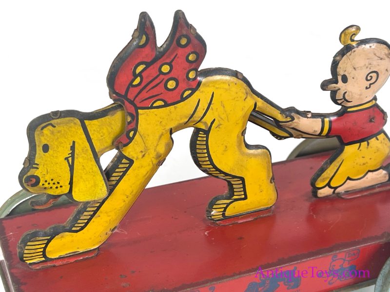 Nifty Toys by J. Chein Tin Lithographed ButterCup and SpareRibs Pull Toy <FONT COLOR="ff000 ">*SOLD*</font> - Image 10