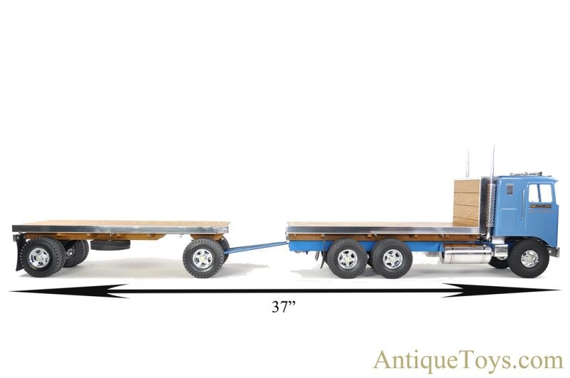 Fred Thompson Smith Miller, Inc. “Smitty Toys” Limited Edition HE011/150 Blue Kenworth COE Hay Hauler Semi Trailer Truck in Box <FONT COLOR="ff000 ">*SOLD*</font> - Image 18