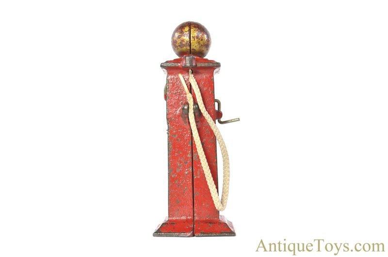 Arcade ca. 1920's Cast Iron #456X Gas Pump Still Coin Penny Bank <FONT COLOR="ff000 ">*SOLD*</font> - Image 4