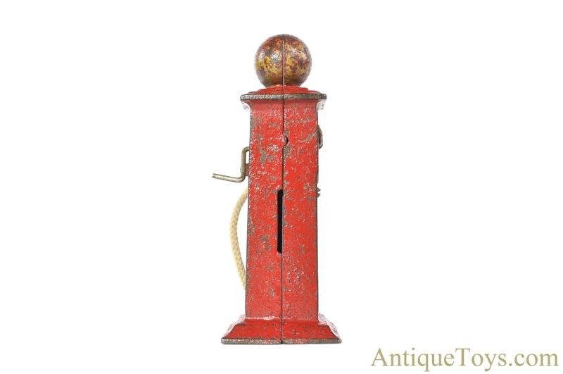 Arcade ca. 1920's Cast Iron #456X Gas Pump Still Coin Penny Bank <FONT COLOR="ff000 ">*SOLD*</font> - Image 5