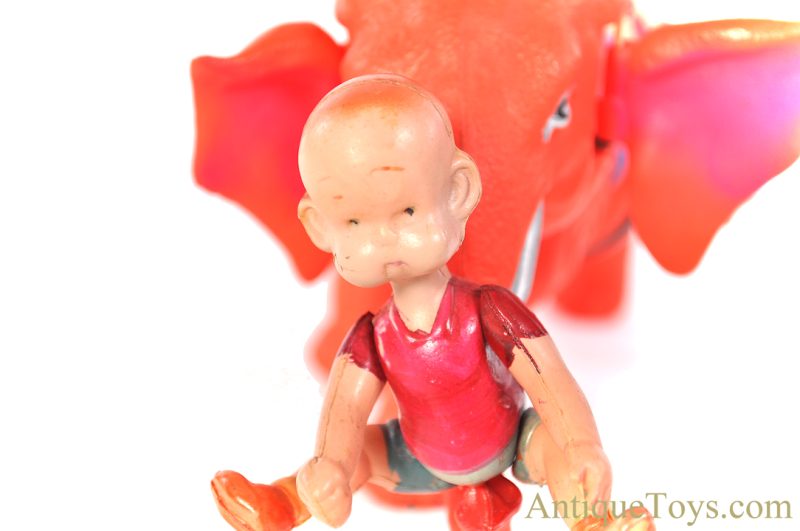 Geo. Borgfeldt & Co./Koyo Metal Co. Celluloid Windup Carl Anderson's "Henry on Elephant" Variation with Box <FONT COLOR="ff000 ">*SOLD*</font> - Image 10