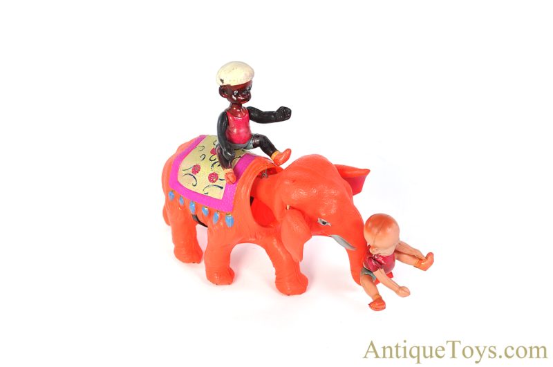 Geo. Borgfeldt & Co./Koyo Metal Co. Celluloid Windup Carl Anderson's "Henry on Elephant" Variation with Box <FONT COLOR="ff000 ">*SOLD*</font> - Image 2