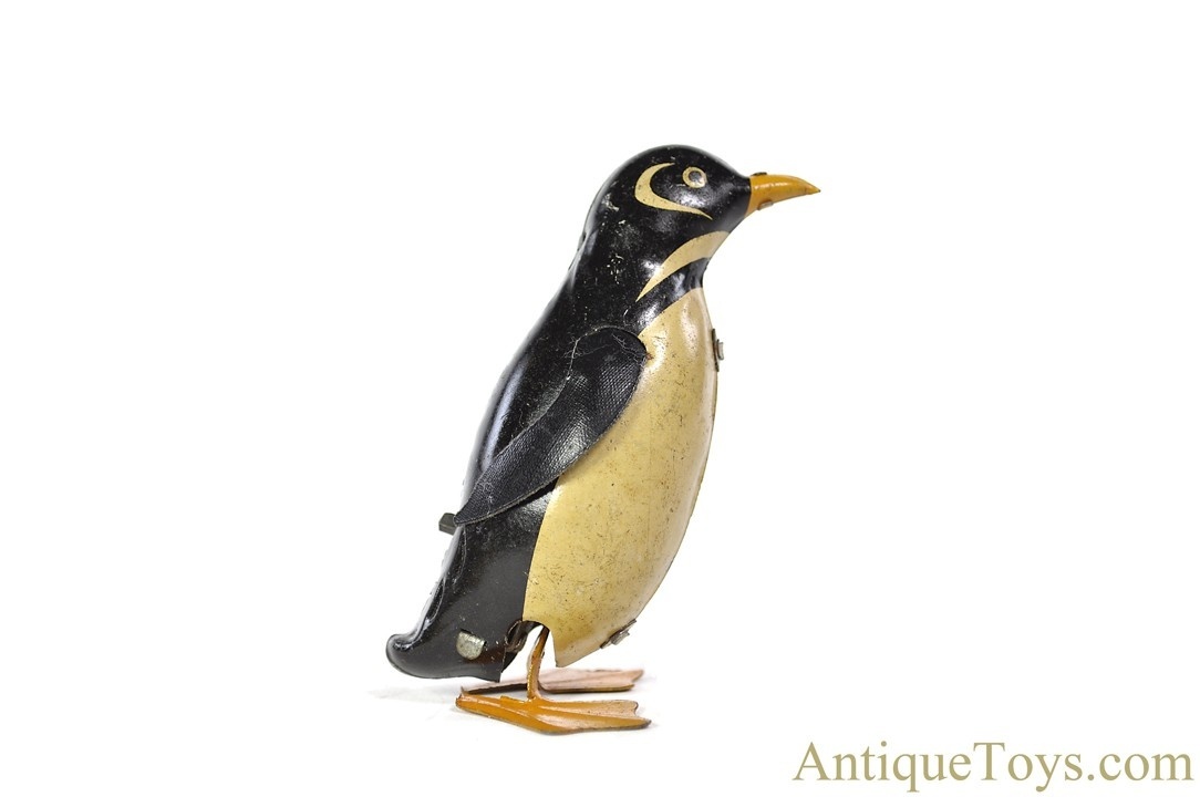 Matsuzo Kosuge Tin Lithographed Windup Penguin in Box *SOLD