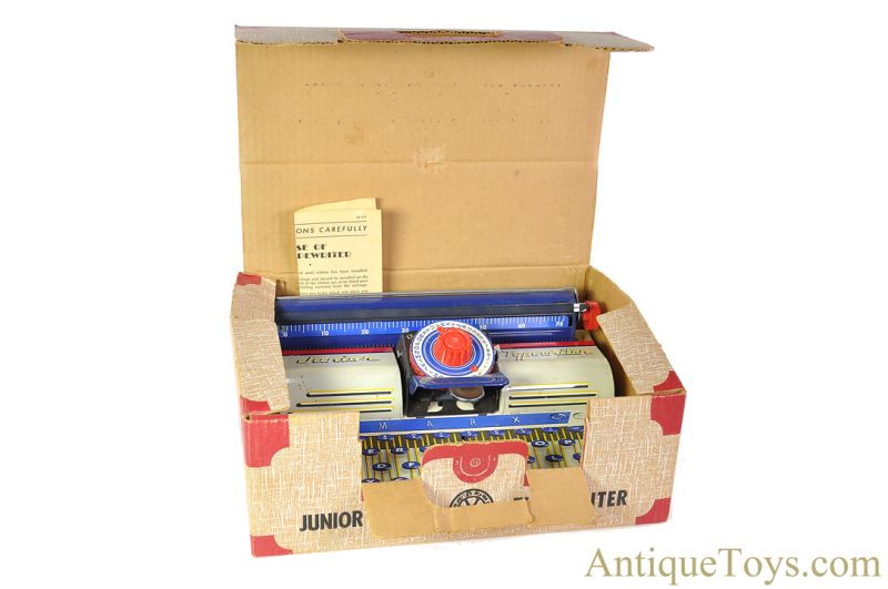 Marx Tin Lithographed "Junior Typewriter" in Box for Sale<FONT COLOR="ff000 ">*SOLD*</font>