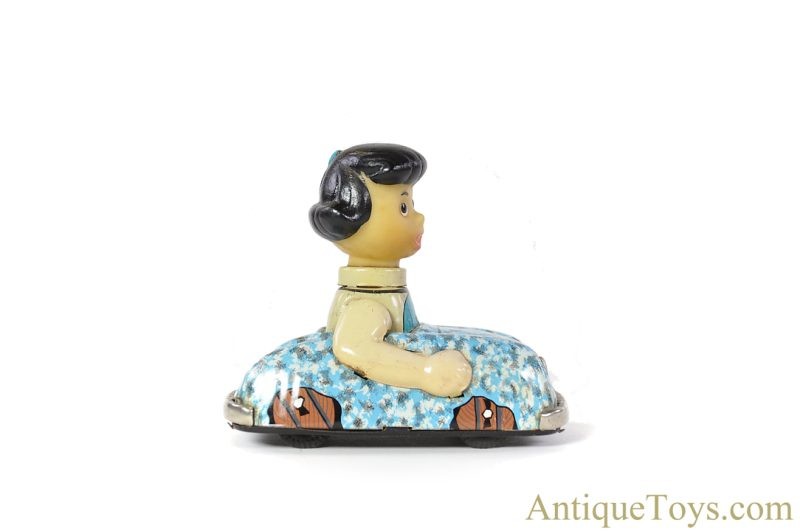 Marx Linemar Tin Lithographed Friction Betty Rubble "Hanna-Barbera's Flintstone Car" <FONT COLOR="ff000 ">*SOLD*</font> - Image 2