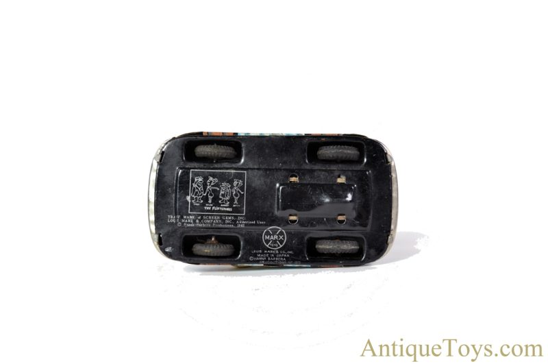 Marx Linemar Tin Lithographed Friction Betty Rubble "Hanna-Barbera's Flintstone Car" <FONT COLOR="ff000 ">*SOLD*</font> - Image 6