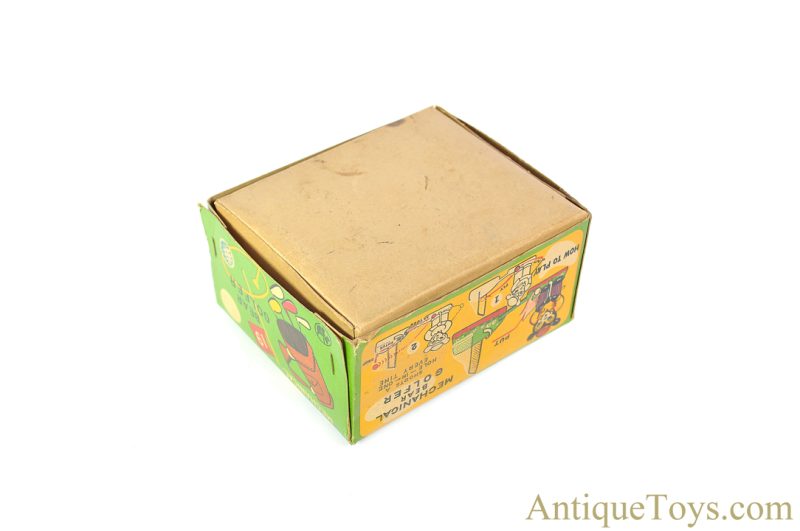TPS Toplay, Ltd. ca. 1950's  Tin Lithographed Windup "Mechanical Bear Golfer" Japanese Toy in Box <FONT COLOR="ff000 ">*SOLD*</font> - Image 8