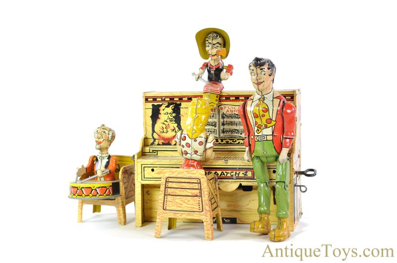 Unique Art ca. 1940’s Tin Lithographed Windup “Li’l Abner and his Dogpatch Band” with Box <FONT COLOR="ff000 ">*SOLD*</font> - Image 3