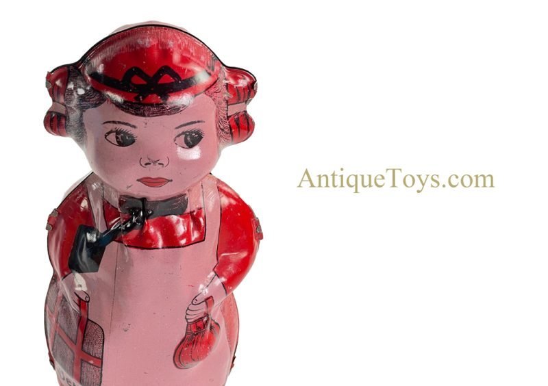 Lindstrom ca. 1920's Tin Lithographed Windup “Dancing Doll Betty” for Sale <FONT COLOR="ff000 ">*SOLD*</font> - Image 6