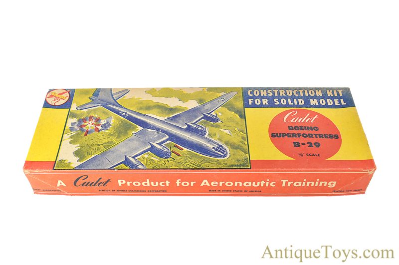 Vintage ca. 1930s/1940s Model Airplane Kits Set of 5 Hawk, Guillows, Cadet, Cleveland in Boxes <FONT COLOR="ff000 ">*SOLD*</font> - Image 10