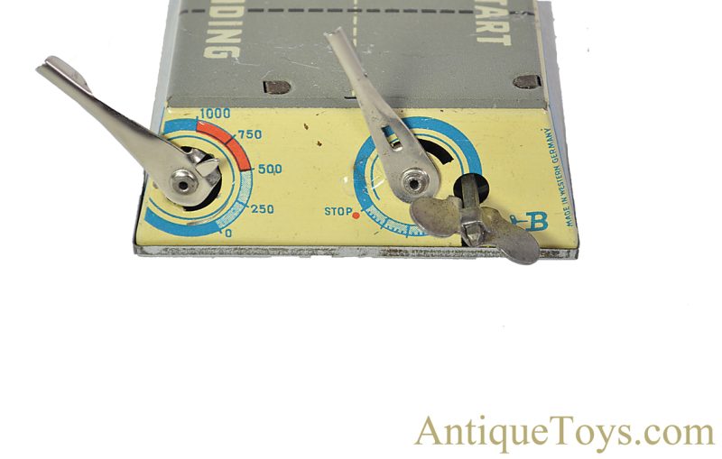 Hans Biller ca. 1955 Tin Lithographed Windup No. 90 "Remote Control Helicopter" German Toy with Box <FONT COLOR="ff000 ">*SOLD*</font> - Image 7
