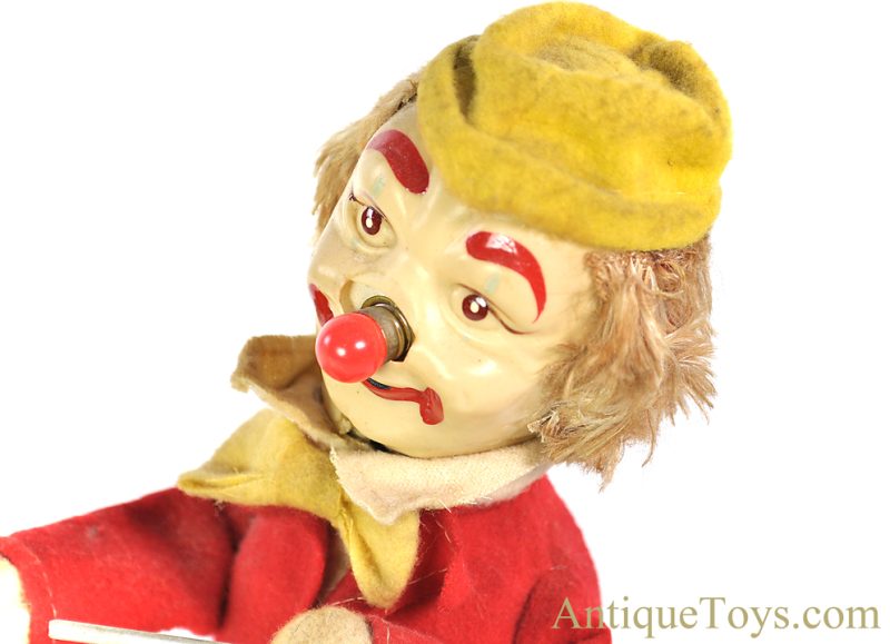 Cragstan/ALPS Tin Lithographed Battery Operated #774 "The Drumming Clown Charlie" Melody Band in Box <FONT COLOR="ff000 ">*SOLD*</font> - Image 9