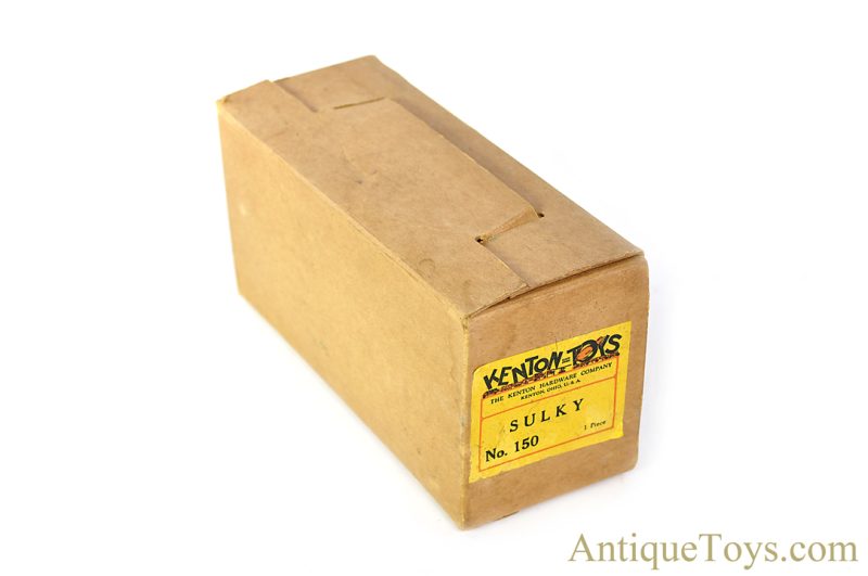 Kenton Cast Iron No. 150 "Sulky" with Box <FONT COLOR="ff000 ">*SOLD*</font> - Image 8