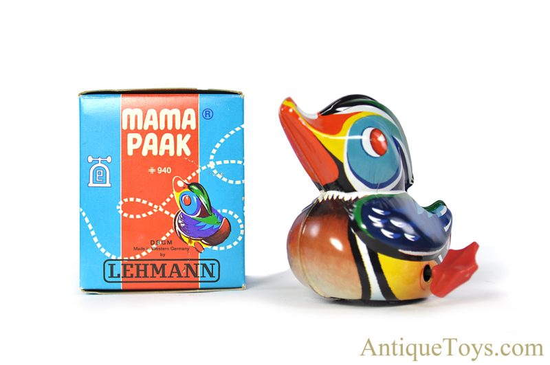 Lehmann Tin Lithographed Windup No. 940 "Mama Paak" in Box & Friction No. 903 "Paak-Paak" <FONT COLOR="ff000 ">*SOLD*</font> - Image 2