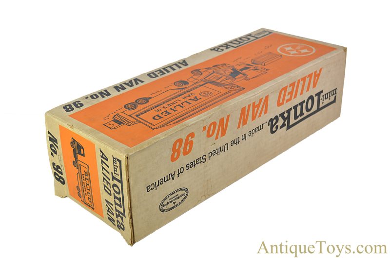 Tonka Pressed Steel No. 98 "Mini-Tonka Allied Van" Allied Van Lines, Inc. Moving Truck in Box <FONT COLOR="ff000 ">*SOLD*</font> - Image 9