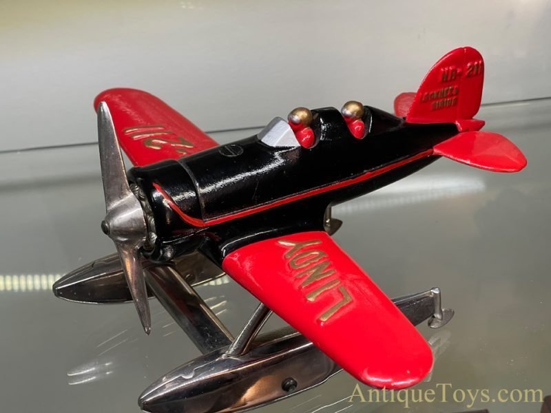 Ironman Toys Limited Edition Hubley Cast Iron "Lindy" Lockheed Sirius Seaplane <FONT COLOR="ff000 ">*SOLD*</font> - Image 5