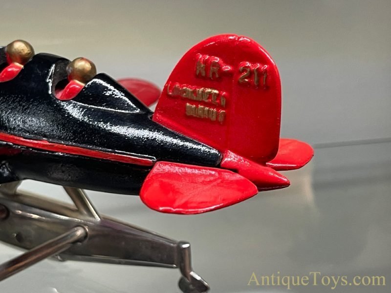 Ironman Toys Limited Edition Hubley Cast Iron "Lindy" Lockheed Sirius Seaplane <FONT COLOR="ff000 ">*SOLD*</font> - Image 6