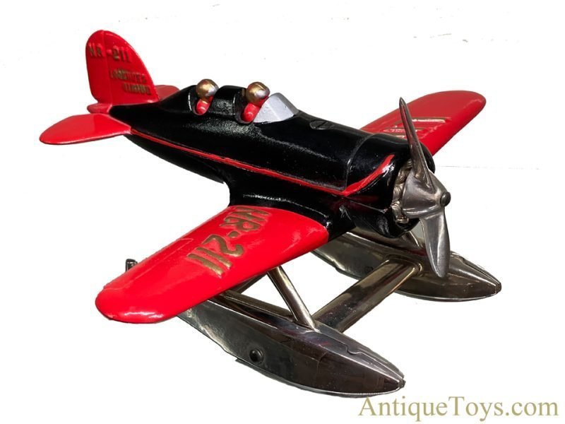 Ironman Toys Limited Edition Hubley Cast Iron "Lindy" Lockheed Sirius Seaplane <FONT COLOR="ff000 ">*SOLD*</font>