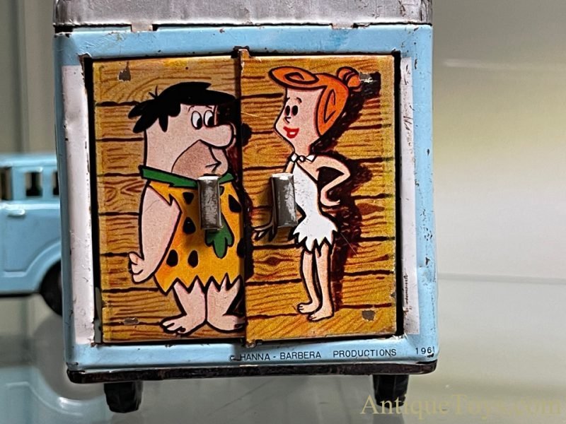 Marx Linemar Tin Lithographed Hanna-Barbera's Flintstone Hauler Truck <FONT COLOR="ff000 ">*SOLD*</font> - Image 8